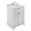 Old London 600mm Cabinet & Single Bowl Grey Marble Top - Timeless Sand -Modern Bathroom Shop lof423 l1
