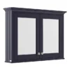 Old London 1050mm Mirror Cabinet - Twilight Blue -Modern Bathroom Shop lon317 l