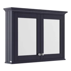 Old London 1050mm Mirror Cabinet - Twilight Blue