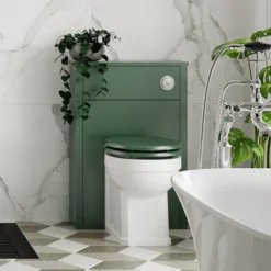 Old London 550mm WC Unit - Hunter Green 7 Old London 550mm WC Unit - Hunter Green -Modern Bathroom Shop lon841 d1