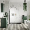 Old London 550mm WC Unit - Hunter Green 2 Old London 550mm WC Unit - Hunter Green -Modern Bathroom Shop lon841 d2