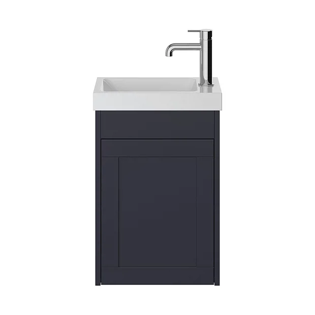 Heritage Lynton Midnight Blue Wall Hung Cloakroom Vanity Unit 3 Heritage Lynton Midnight Blue Wall Hung Cloakroom Vanity Unit