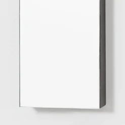 800mm Slimline Mirror Cabinet Dark Oak -Modern Bathroom Shop m800do d3