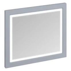 Burlington Framed 90 Mirror With LED Illumination - Classic Grey