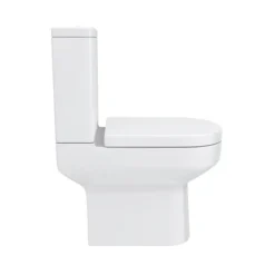Metro Rimless Close Coupled Modern Toilet + Soft Close Seat -Modern Bathroom Shop metcc d3
