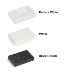 Burlington Floor Standing Corner Vanity Unit - Matt White - Right Hand 1000mm With Worktop -Modern Bathroom Shop minervann