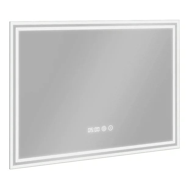Toreno 700x500mm LED Illuminated Mirror Inc. Anti-Fog, Digital Clock & Touch Sensor 3 Toreno 700x500mm LED Illuminated Mirror Inc. Anti-Fog, Digital Clock & Touch Sensor