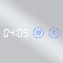 Toreno 700x500mm LED Illuminated Mirror Inc. Anti-Fog, Digital Clock & Touch Sensor 7 Toreno 700x500mm LED Illuminated Mirror Inc. Anti-Fog, Digital Clock & Touch Sensor -Modern Bathroom Shop mir009 detail4