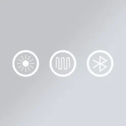 Toreno 1200 X 600mm Landscape LED Back-lit Bluetooth Mirror Inc. Touch Sensor + Anti-Fog -Modern Bathroom Shop mir021newd1