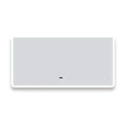 Toreno 1200 X 600mm Bluetooth LED Illuminated Mirror Inc. Anti-Fog, Shaver Socket & Touch Sensor -Modern Bathroom Shop mir024 d1