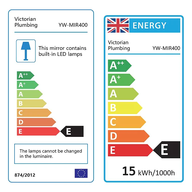 Toreno 500 X 700mm LED Illuminated 2-Door Mirror Cabinet With Motion Sensor, Shaving Socket & Anti-Fog 6 Toreno 500 X 700mm LED Illuminated 2-Door Mirror Cabinet With Motion Sensor, Shaving Socket & Anti-Fog - Image 4