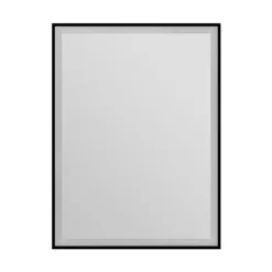 Heritage Kingston Black 600 X 800mm Illuminated Rectangle Mirror With Demister Pad