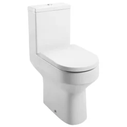 Milton Modern Round Comfort Height Toilet + Soft Close Seat -Modern Bathroom Shop mrchtl