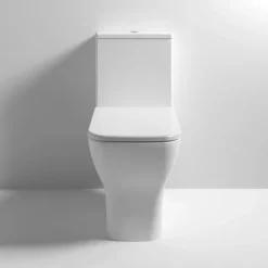 Milton Modern Square Comfort Height Toilet + Soft Close Seat