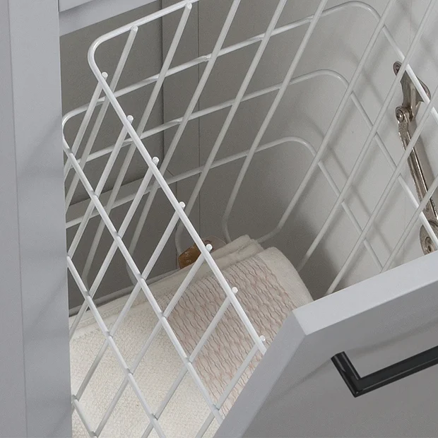 Montrose Dove Grey Laundry Unit With Matt Black Handle 3 Montrose Dove Grey Laundry Unit With Matt Black Handle