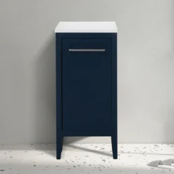 Montrose Indigo Blue Laundry Unit With Chrome Handle