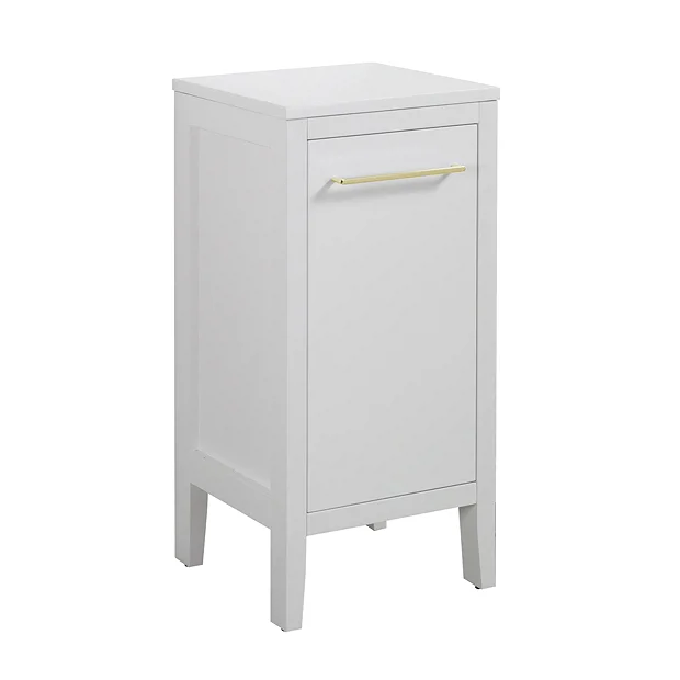 Montrose White Laundry Unit With Brushed Brass Handle 4 Montrose White Laundry Unit With Brushed Brass Handle - Image 2