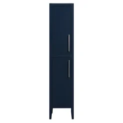 Montrose Indigo Blue Tall Storage Unit With Chrome Handles 7 Montrose Indigo Blue Tall Storage Unit With Chrome Handles -Modern Bathroom Shop mtumicp d1
