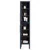 Montrose Indigo Blue Tall Storage Unit With Chrome Handles -Modern Bathroom Shop mtumicp d2