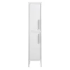 Montrose White Tall Storage Unit With Chrome Handles 2 Montrose White Tall Storage Unit With Chrome Handles -Modern Bathroom Shop mtumwcp d2