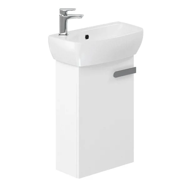 Britton MyHome Cloakroom Wall Hung Vanity Unit - White 4 Britton MyHome Cloakroom Wall Hung Vanity Unit - White - Image 2