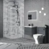 Monza Matt Grey 500mm Wide WC Unit (Depth 200mm) -Modern Bathroom Shop mz5wcmgd2