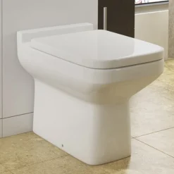 Monza Square Back To Wall Toilet + Soft Close Seat 5 Monza Square Back To Wall Toilet + Soft Close Seat -Modern Bathroom Shop mzbtwp nl