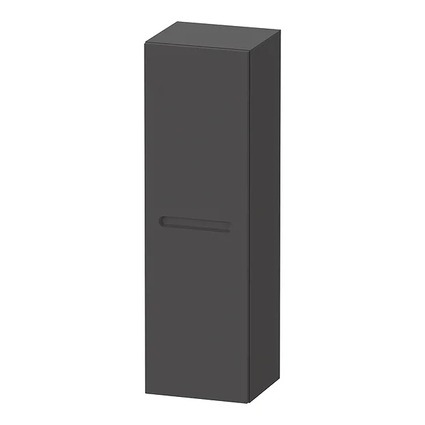 Duravit No.1 Graphite Matt Semi-Tall Cabinet 4 Duravit No.1 Graphite Matt Semi-Tall Cabinet - Image 2
