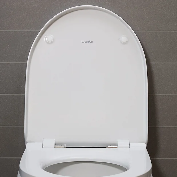 Duravit No.1 Compact 480mm Rimless Wall Hung Toilet + Seat 8 Duravit No.1 Compact 480mm Rimless Wall Hung Toilet + Seat - Image 6