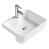 Hudson Reed 480mm Rectangular Semi-Recessed Basin -Modern Bathroom Shop nbv174 l
