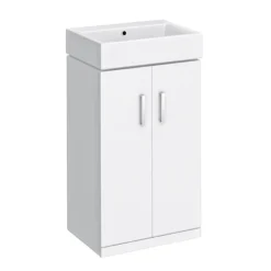 Nova Small Floor Standing 0TH Vanity + Square Toilet 9 Nova Small Floor Standing 0TH Vanity + Square Toilet -Modern Bathroom Shop nvclkfs0th d1