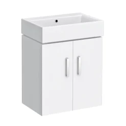 Nova Small Wall Hung 0TH Vanity + Square Toilet 9 Nova Small Wall Hung 0TH Vanity + Square Toilet -Modern Bathroom Shop nvclkwh0th d1
