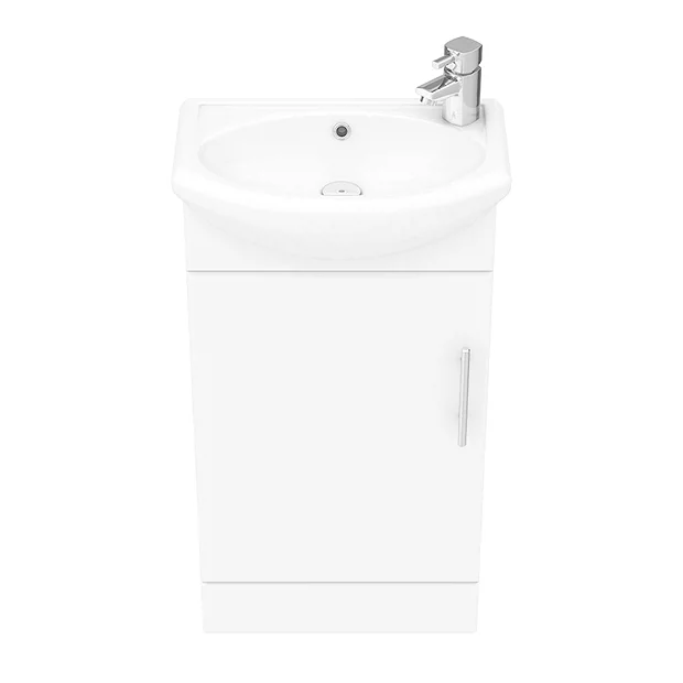 Sienna 420mm Vanity Unit (High Gloss White - Depth 200mm) 8 Sienna 420mm Vanity Unit (High Gloss White - Depth 200mm) - Image 6