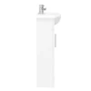 Sienna 420mm Vanity Unit (High Gloss White - Depth 200mm) -Modern Bathroom Shop nvs100 d6