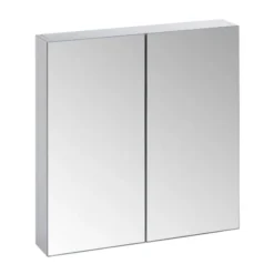Tavistock Observe Double Door Mirror Cabinet - Gloss White
