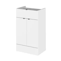 Hudson Reed 500x355mm Gloss White Full Depth Drawer Line Unit -Modern Bathroom Shop off126 l