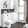 Hudson Reed 400x255mm Gloss White Compact Base Unit -Modern Bathroom Shop off183 d2