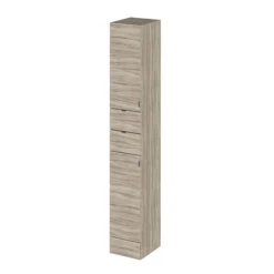 Hudson Reed 300x355mm Tall Driftwood Full Depth Tower Unit -Modern Bathroom Shop off262 l