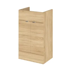 Hudson Reed 500x355mm Natural Oak Full Depth Vanity Unit -Modern Bathroom Shop off306 l