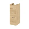 Hudson Reed 300x355mm Natural Oak Full Depth 4 Drawer Unit -Modern Bathroom Shop off332 l