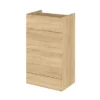 Hudson Reed 500x355mm Natural Oak Full Depth WC Unit -Modern Bathroom Shop off346 l