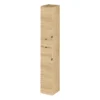Hudson Reed 300x355mm Tall Natural Oak Full Depth Tower Unit -Modern Bathroom Shop off362 l