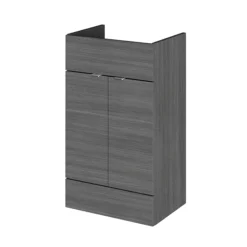 Hudson Reed 500x355mm Grey Avola Full Depth Vanity Unit -Modern Bathroom Shop off506n