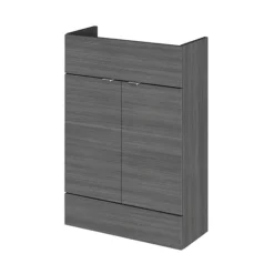 Hudson Reed 600x255mm Grey Avola Compact Vanity Unit -Modern Bathroom Shop off507n
