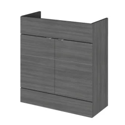 Hudson Reed 800x355mm Grey Avola Full Depth Vanity Unit -Modern Bathroom Shop off509n