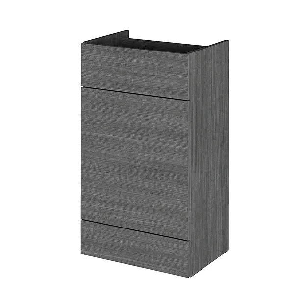 Hudson Reed 500x355mm Grey Avola Full Depth WC Unit 3 Hudson Reed 500x355mm Grey Avola Full Depth WC Unit