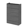 Hudson Reed 600x255mm Grey Avola Compact WC Unit -Modern Bathroom Shop off547n