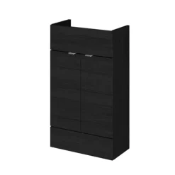Hudson Reed 500x255mm Hacienda Black Compact Vanity Unit -Modern Bathroom Shop off605n