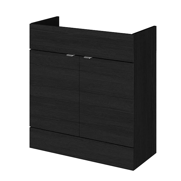 Hudson Reed 800x355mm Hacienda Black Full Depth Vanity Unit 4 Hudson Reed 800x355mm Hacienda Black Full Depth Vanity Unit - Image 2