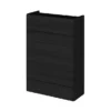 Hudson Reed 600x255mm Hacienda Black Compact WC Unit 2 Hudson Reed 600x255mm Hacienda Black Compact WC Unit -Modern Bathroom Shop off647n
